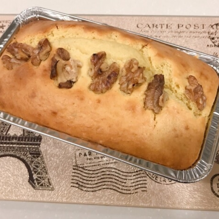 くるみの生クリームパウンドケーキ レシピ 作り方 By ブドウ マスカット 楽天レシピ くるみの生クリームパウンドケーキ レシピ 作り方 By ブドウ マスカット 楽天レシピ
